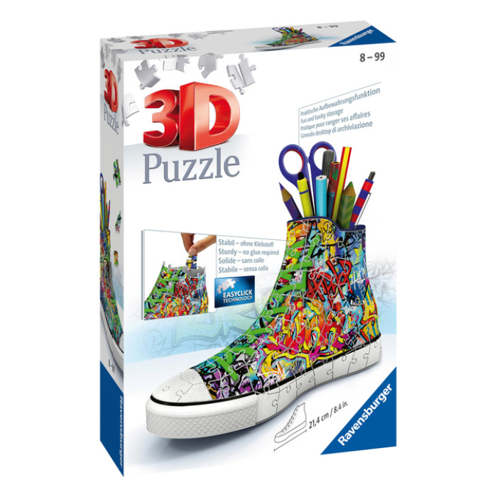 3D puzzel Ravensburger Sneaker Graffiti Style 54 stuks