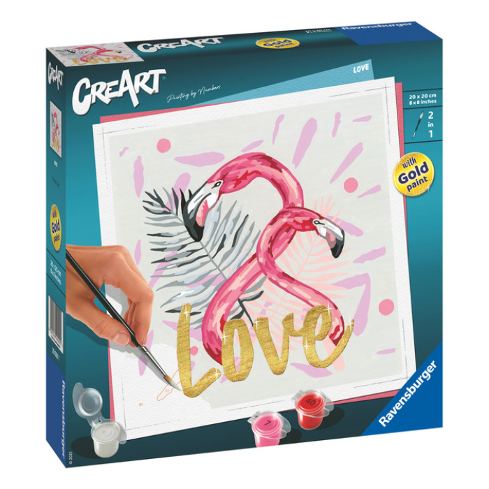 Schilderen op nummers CreArt Love