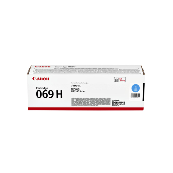 Tonercartridge Canon 069H blauw