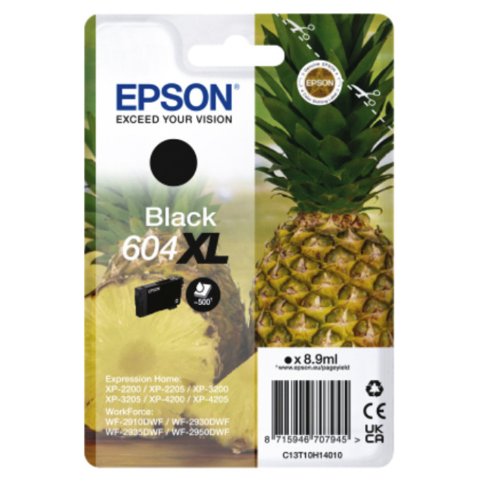 Inktcartridge Epson 604XL T10H14 zwart