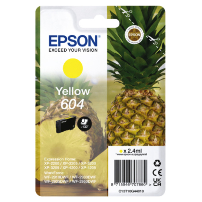Inktcartridge Epson 604 T10G44 geel