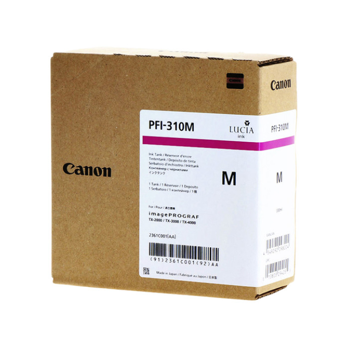 Inktcartridge Canon PFI-310 rood