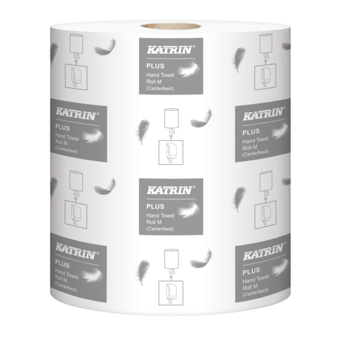 Poetspapier Katrin Plus medium 1-laags 870 vel wit 64403