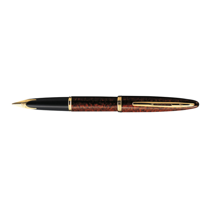 Vulpen Waterman Carène Marine amber GT medium