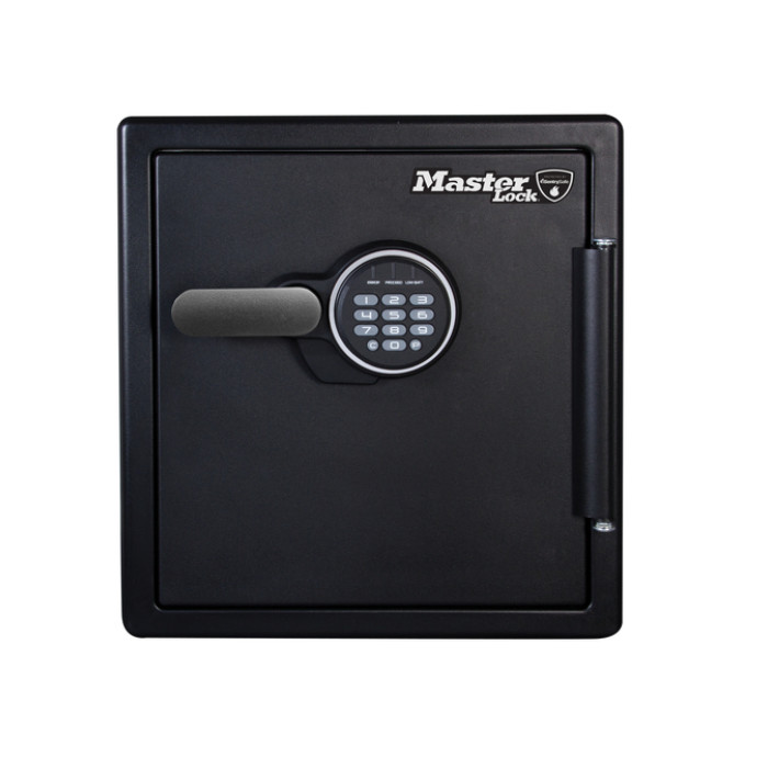 Kluis MasterLock brandvrij en waterdicht electronisch combi-slot XL zwart ZA43
