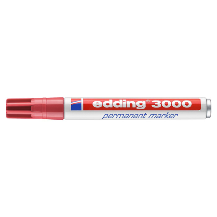 Viltstift edding 3000 rond 1.5-3mm karmijnrood