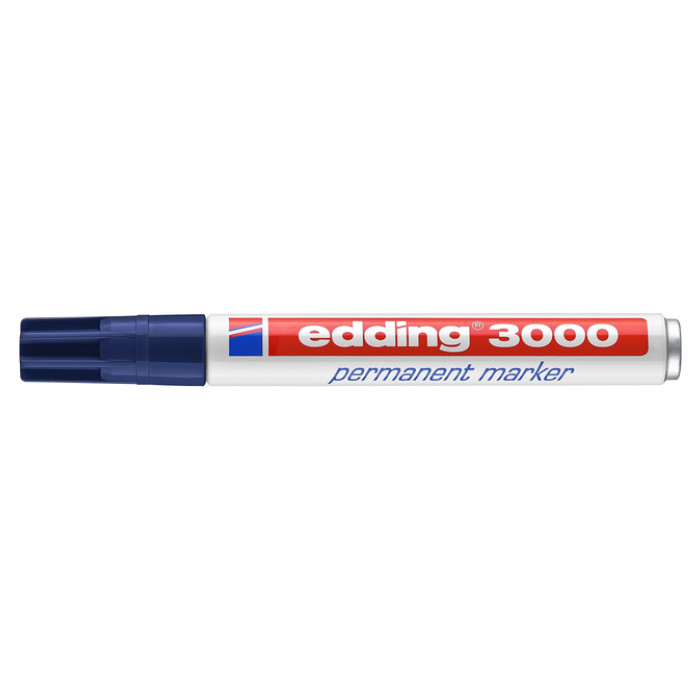 Viltstift edding 3000 rond 1.5-3mm staalblauw