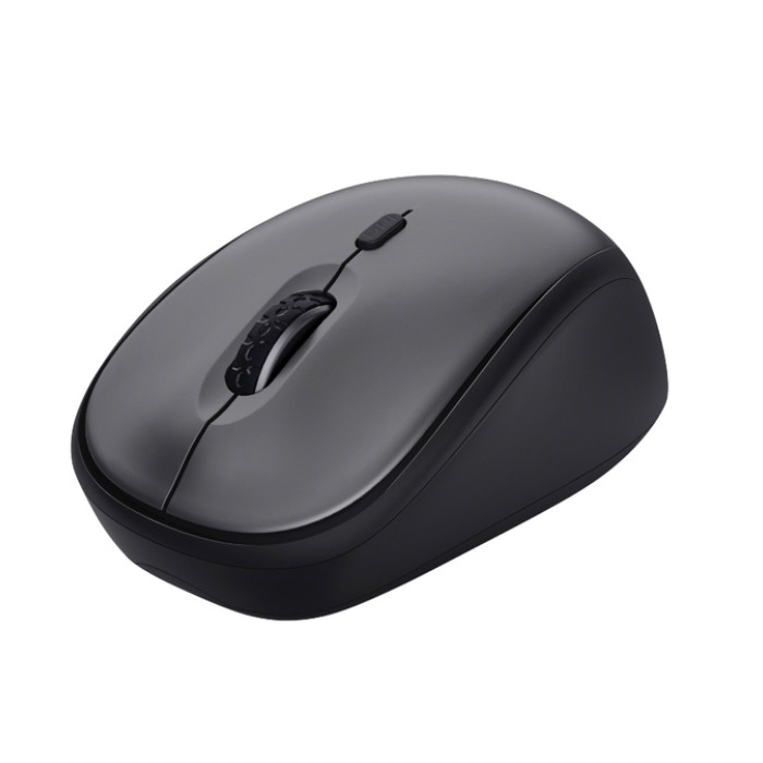 Muis Trust Yvi+ draadloos eco zwart