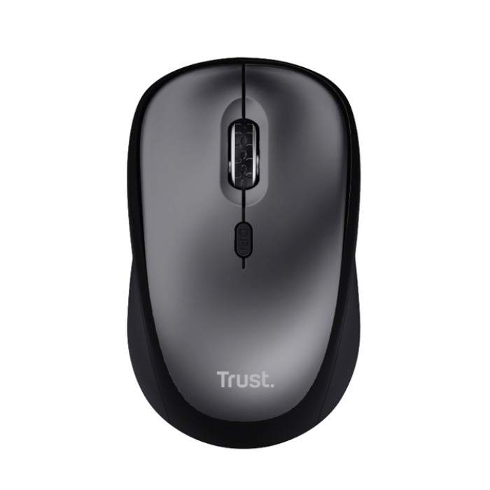 Muis Trust Yvi+ draadloos eco zwart