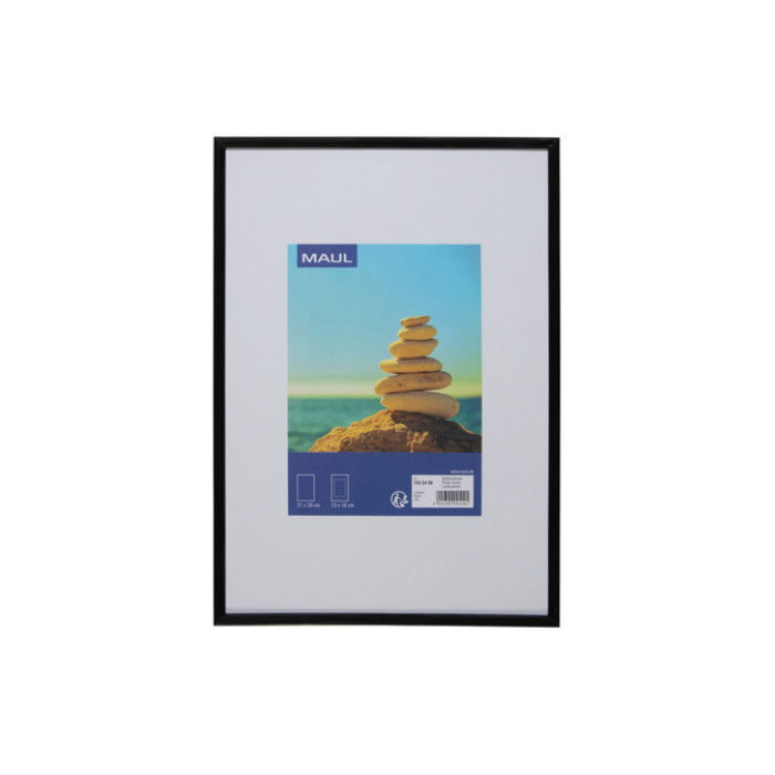 Fotolijst MAUL art 21x30cm kunststof frame zwart