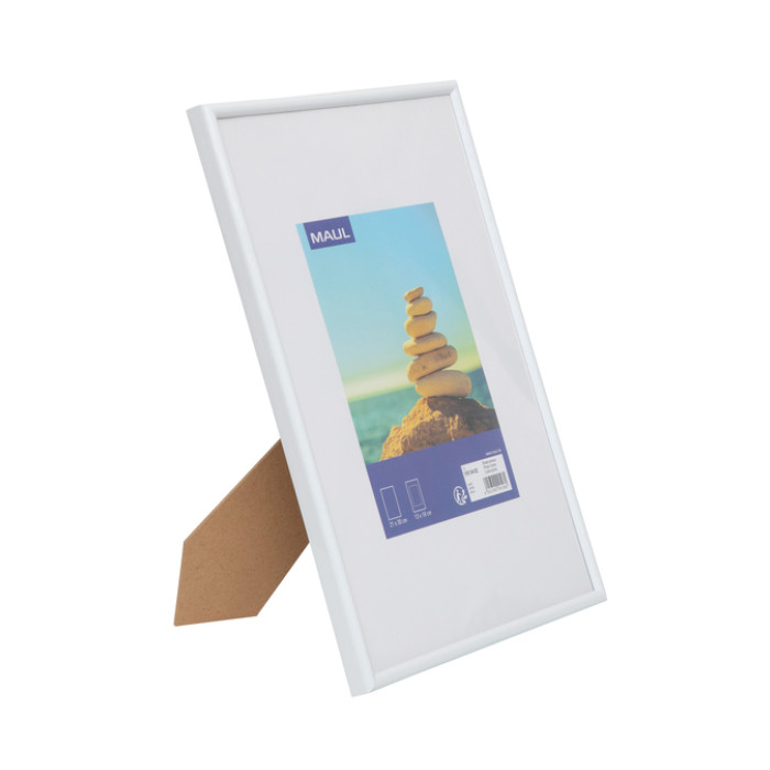 Fotolijst MAUL art 21x30cm kunststof frame wit