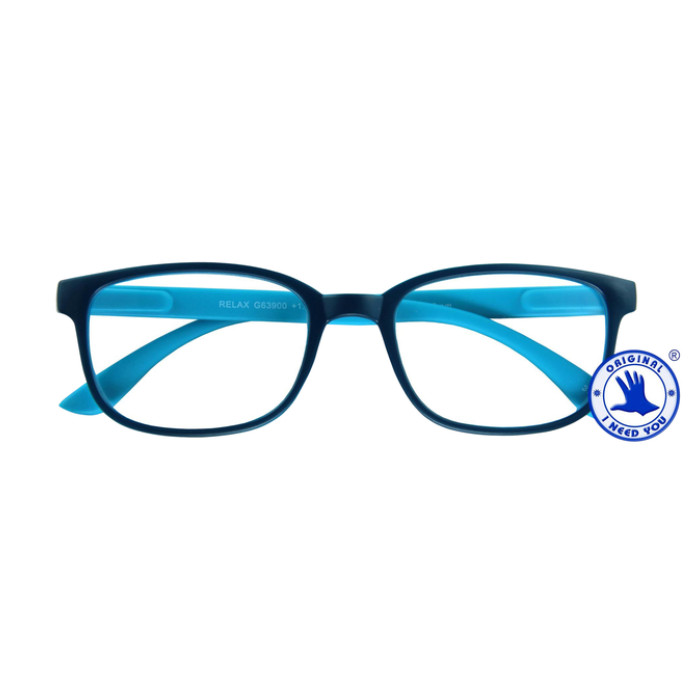 Leesbril I Need You +1.00 dpt Relax blauw-lichtblauw