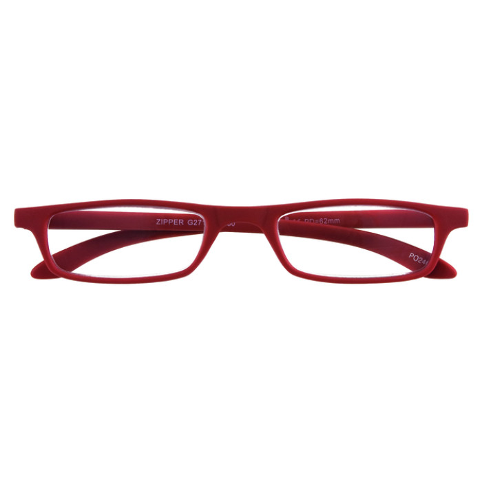 Leesbril I Need You +1.00 dpt Zipper rood