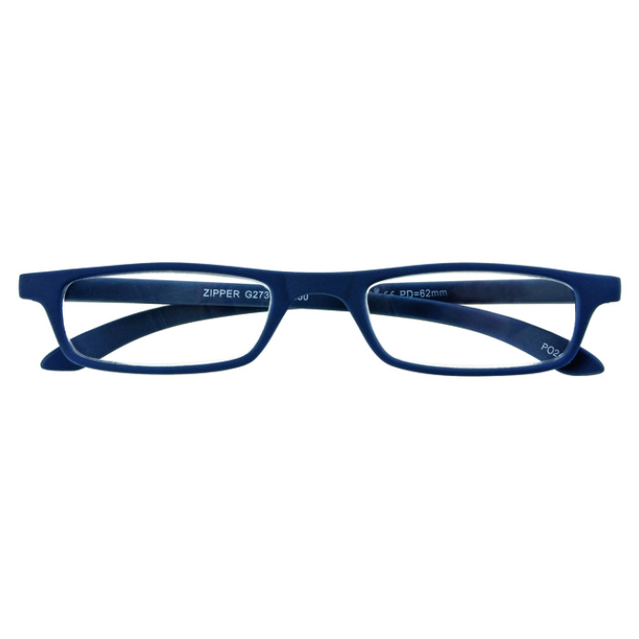 Leesbril I Need You +1.00 dpt Zipper blauw