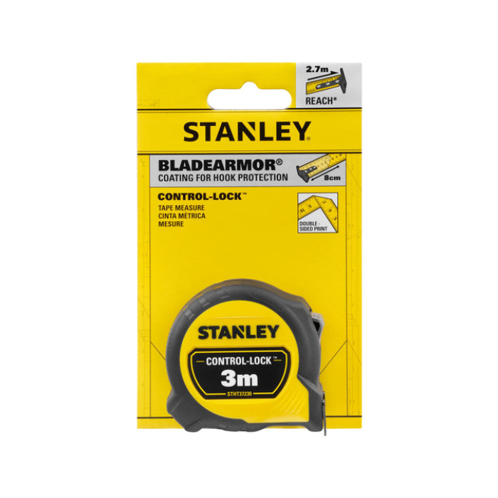 Rolmaat Stanley Control-Lock 3 meter 19mm