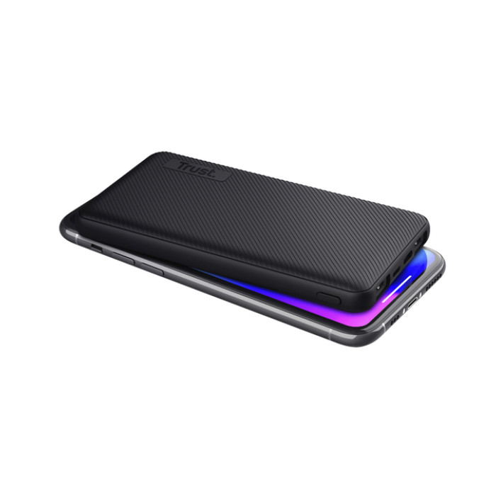 Powerbank Trust Primo 10.000 mAh eco zwart