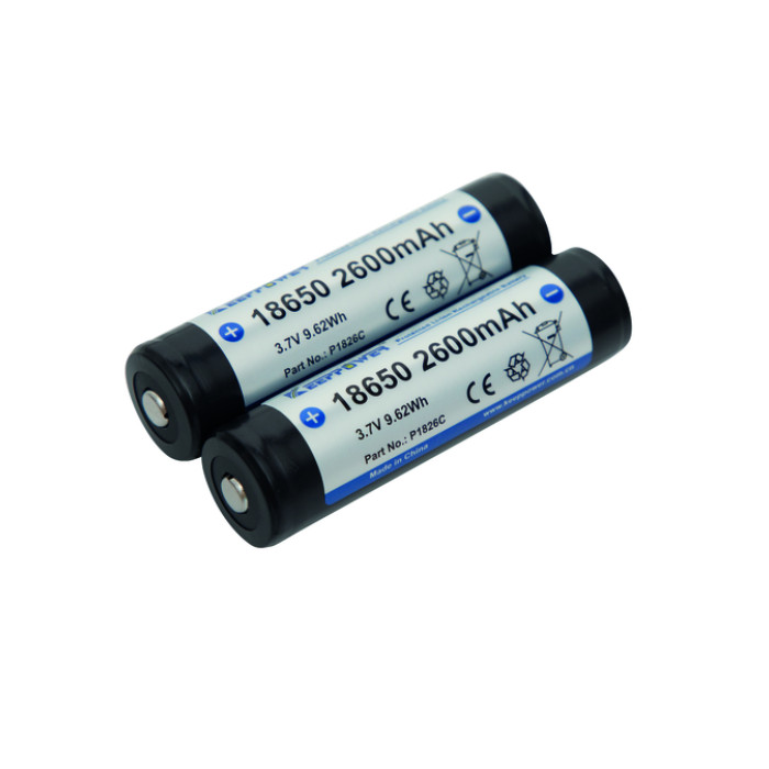 Accu 18650-26H PCB beschermd 2600mAh 3,7V