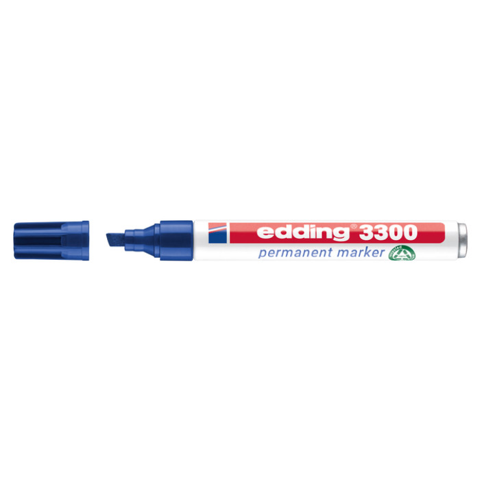 Viltstift edding 3300 schuin 1-5mm blauw