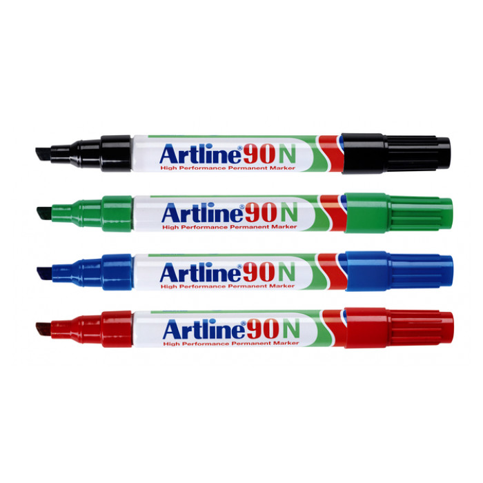 Viltstift Artline 90 schuin 2-5mm rood