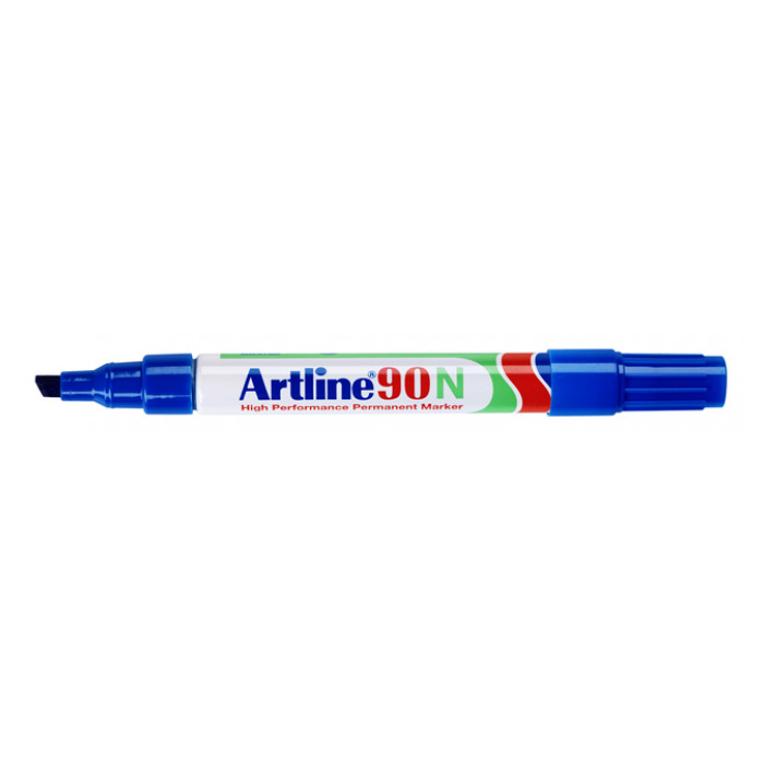 Viltstift Artline 90 schuin 2-5mm blauw