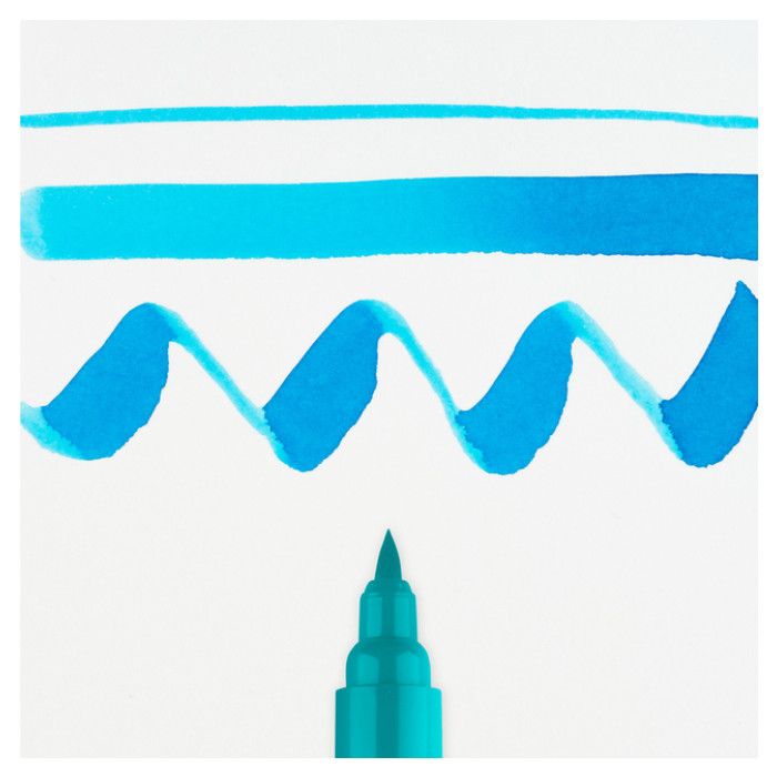 Brushpen Talens Ecoline turquoiseblauw