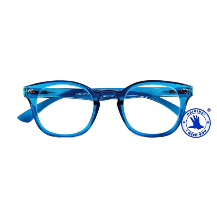 Leesbril I Need You +1.00 dpt Lollipop blauw