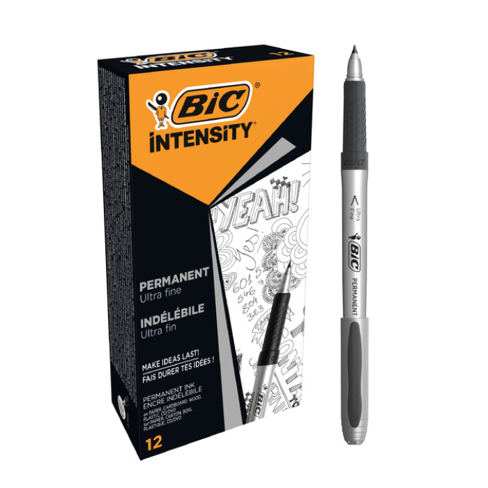 CD marker Bic ultra fijn zwart