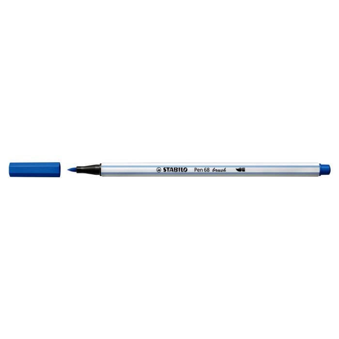 Brushstift STABILO Pen 568/41 donkerblauw