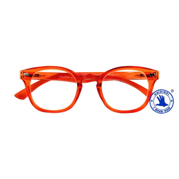 Leesbril I Need You +1.00 dpt Lollipop oranje