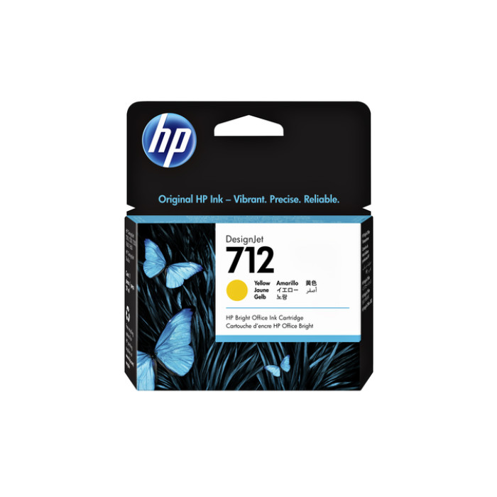 Inktcartridge HP 712 3ED69A geel