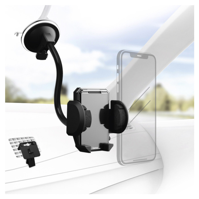 Smartphonehouder Hama 2-in-1 voor de auto