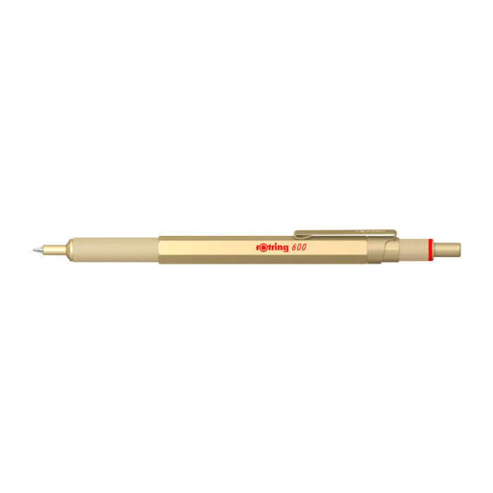Balpen rOtring 600 medium goud
