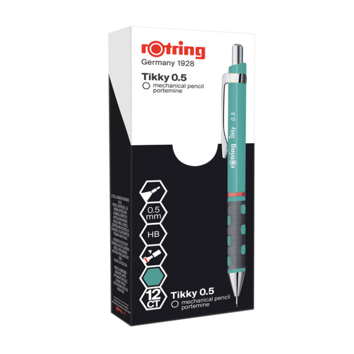 Vulpotlood rOtring Tikky 0.5mm zacht groen