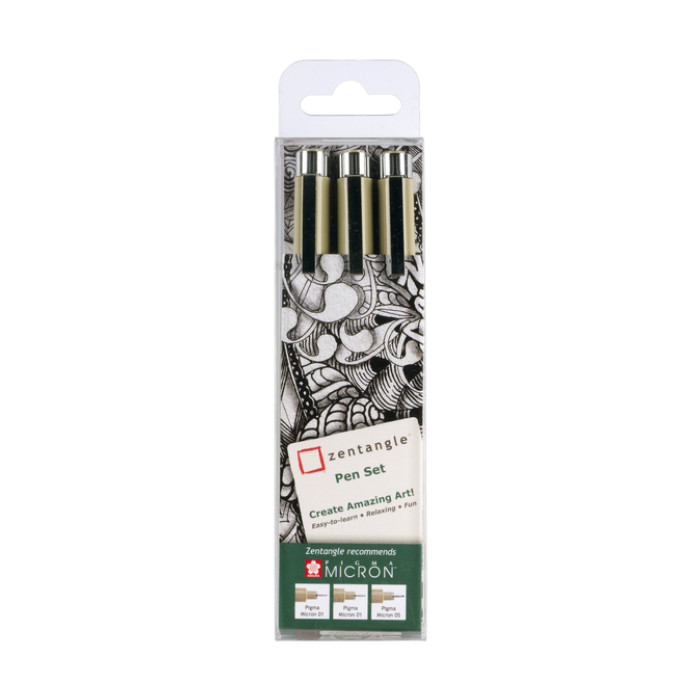 Fineliner Sakura Zentangle tool set 3delig