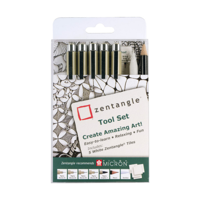 Fineliner Sakura Zentangle tool set 12delig