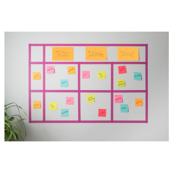 Memoblok Post-it 622 Super Sticky 47,6x47,6mm Cosmic 12 stuks