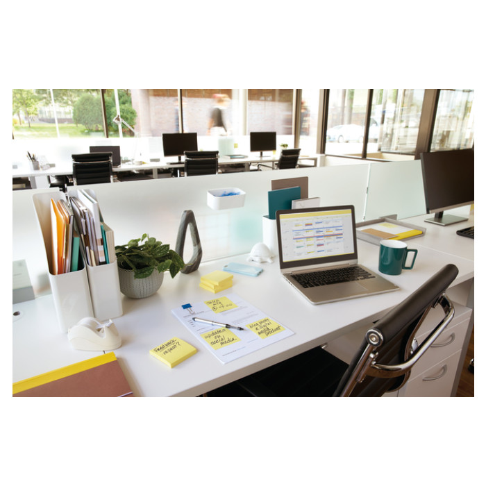 Memoblok Post-it Z-Note R330 76x76mm canary yellow 12 stuks