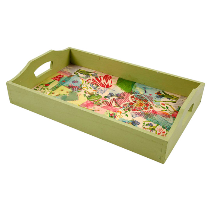 Dienblad Creativ Company hout 30x17x5cm