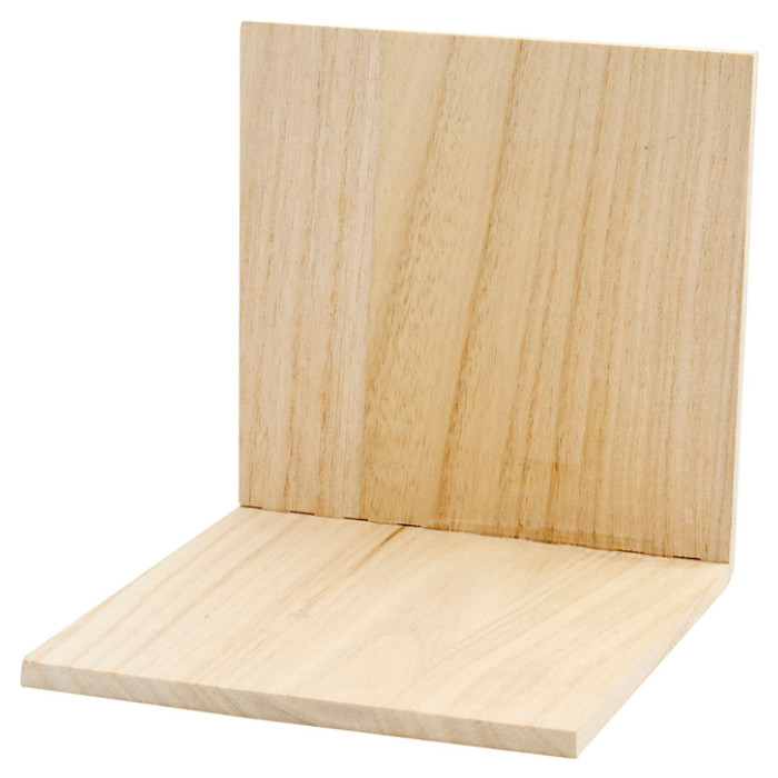 Boekensteun Creativ Company hout 15x15x15cm