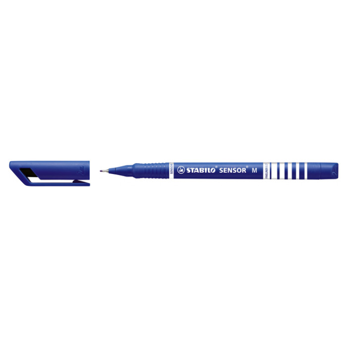 Fineliner STABILO Sensor 187/41 medium blauw