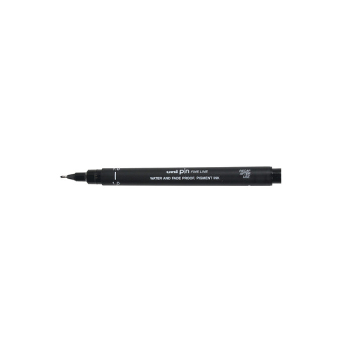 Fineliner Uni-ball Pin 1mm zwart