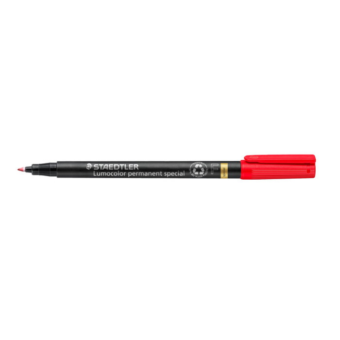 Viltstift Staedtler Lumocolor 319 special permanent F rood