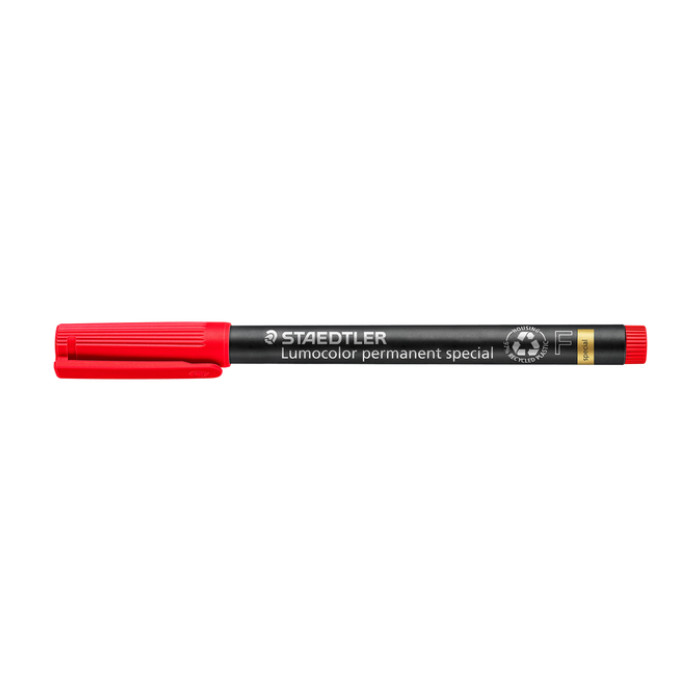 Viltstift Staedtler Lumocolor 319 special permanent F rood