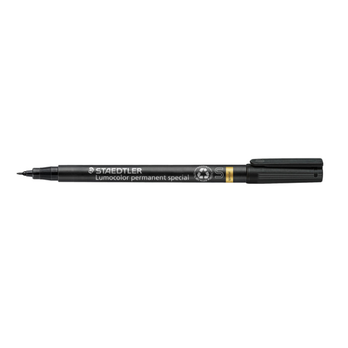 Viltstift Staedtler Lumocolor 319 special permanent S zwart