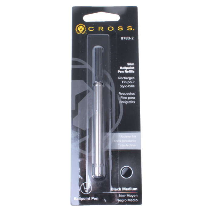 Balpenvulling Cross slim click M zwart
