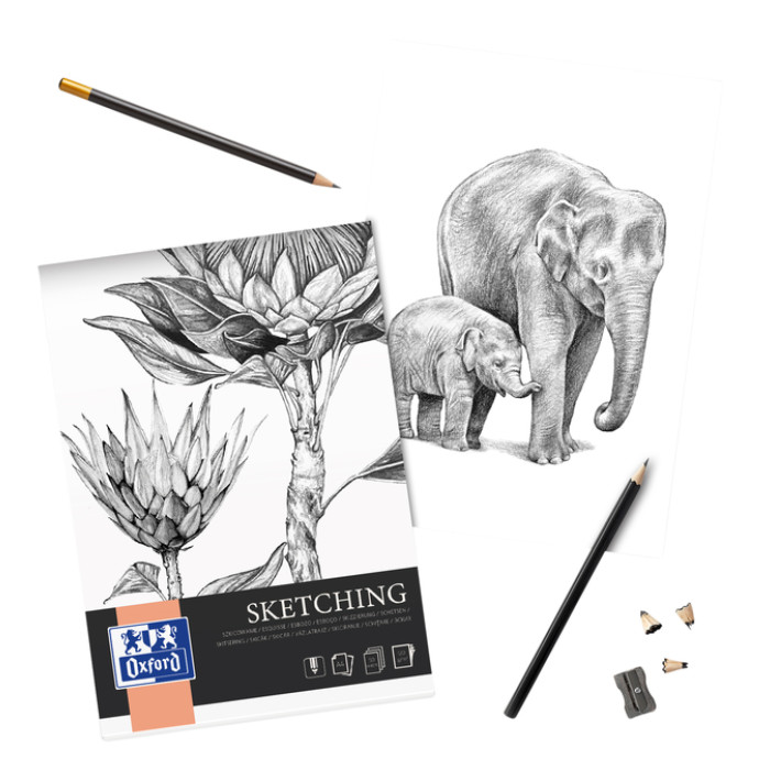 Tekenblok Oxford Sketching A3 50 vel 120 gram