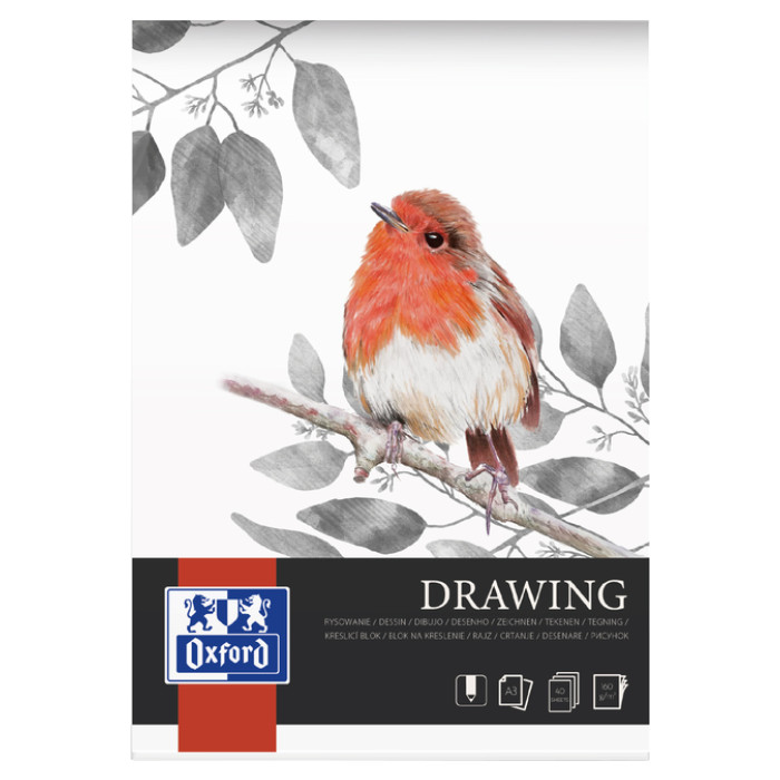 Tekenblok Oxford Drawing A3 40 vel 160 gram