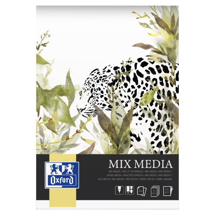 Tekenblok Oxford Mix Media A4 25 vel 225 gram