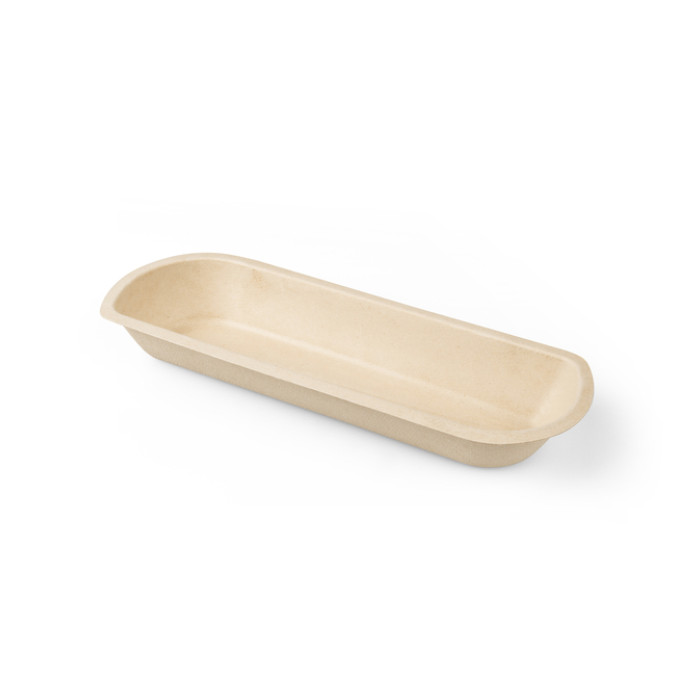 Snackbakje IEZZY A16 suikerriet PFAS-vrij 210x71x33mm 50 stuks