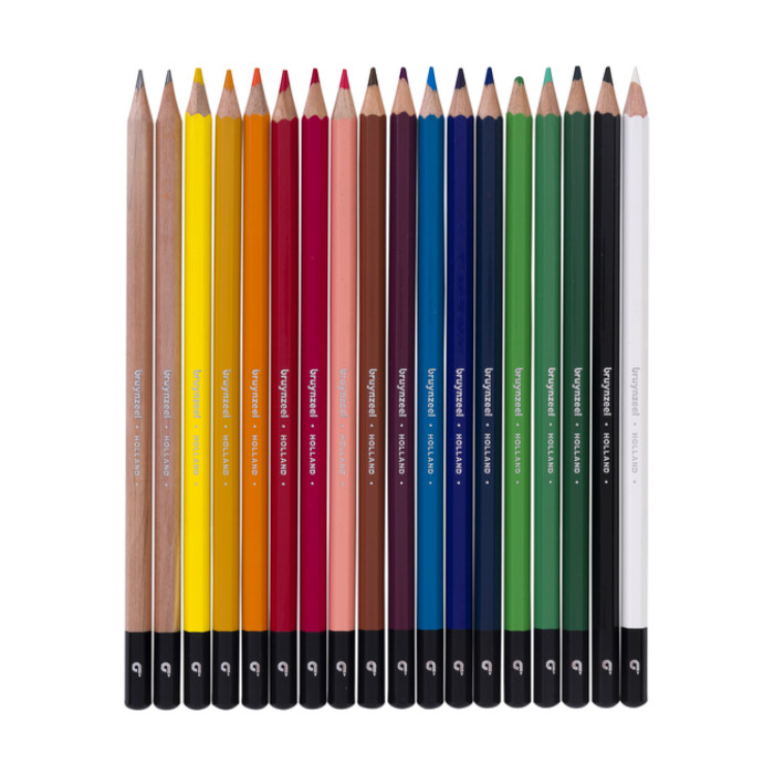 Kleurpotlood Bruynzeel set à 18 stuks assorti